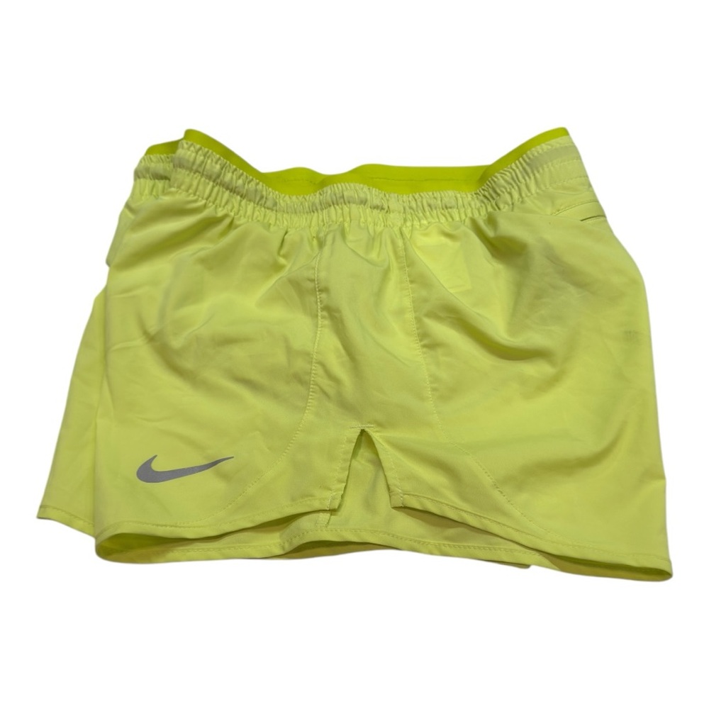 Nike Women's Athletic Shorts - Neon green- EUC BOX38